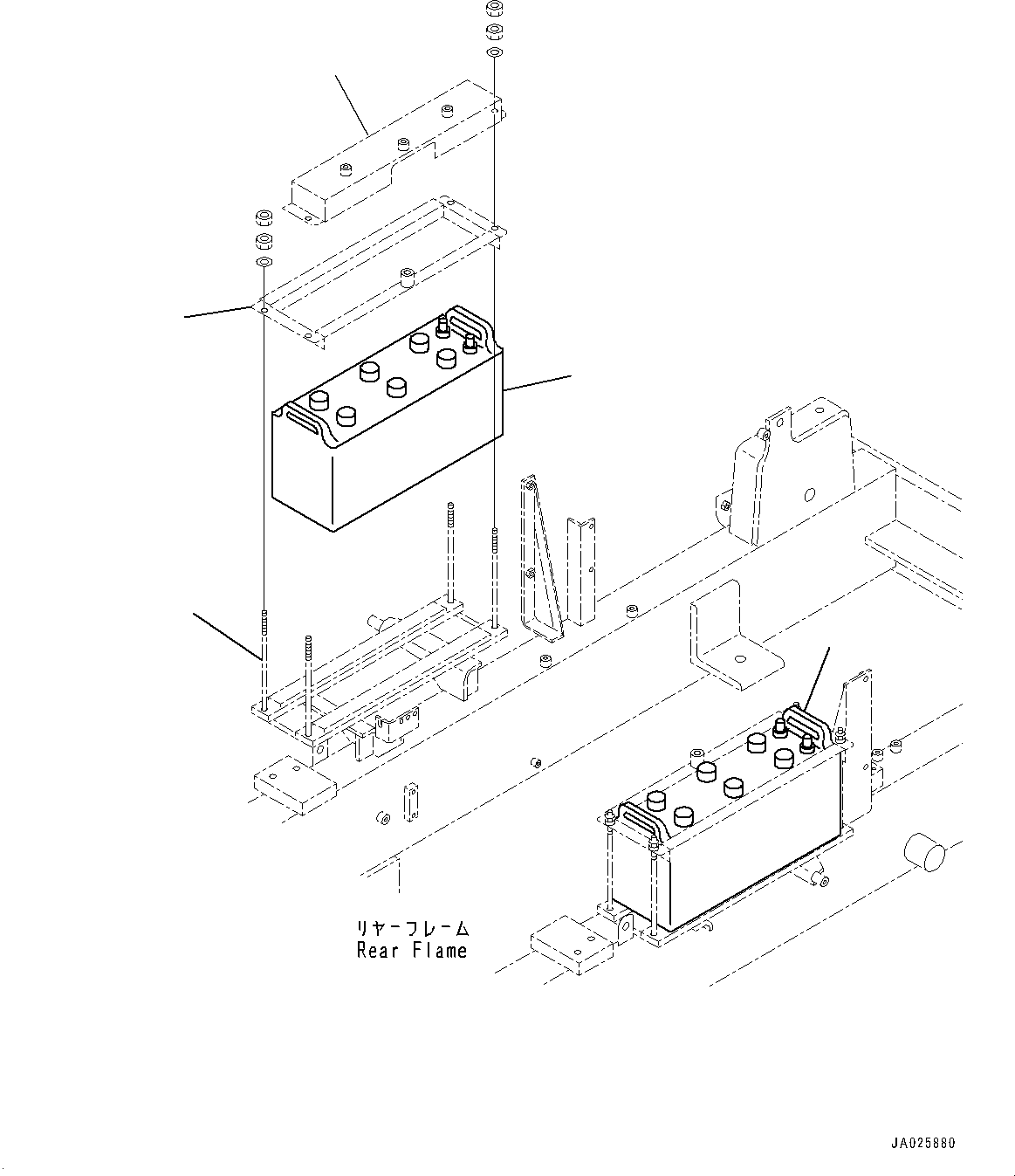 Holder(Battery Holder) (23B-06-12430) KOMATSU
