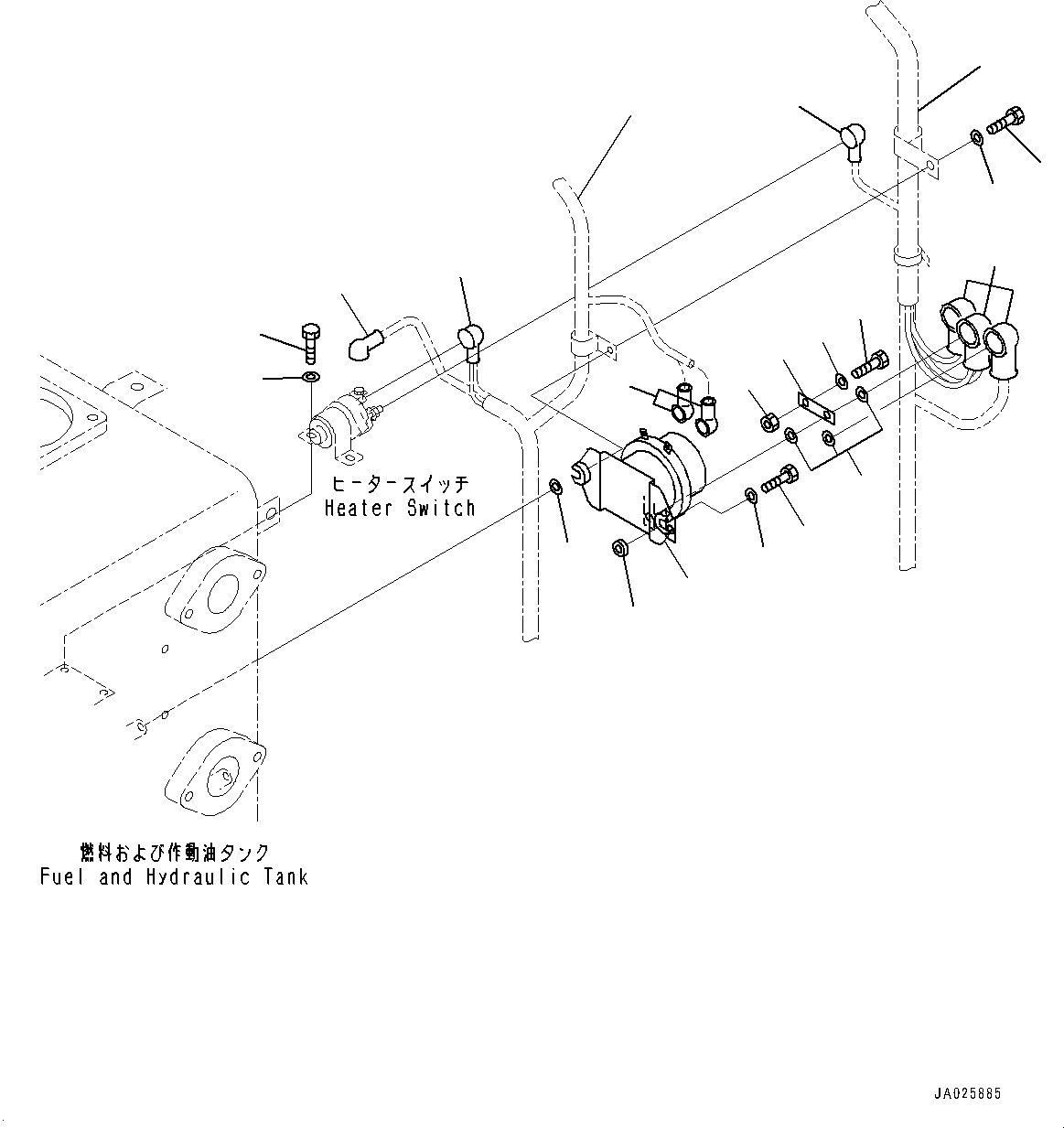 Wiring Harness(Rear Wiring Harness,With 50Amp. Alternator) (23B-06-21830) KOMATSU