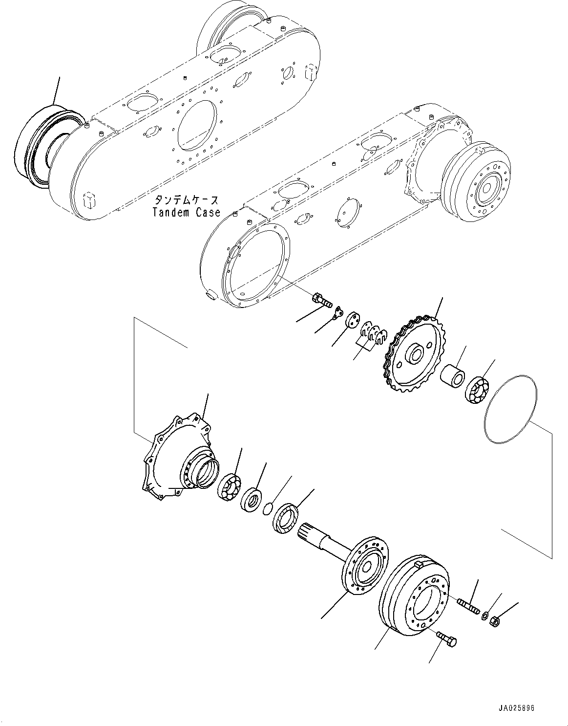 SHAFT,FRONT 23B-23-11142 KOMATSU