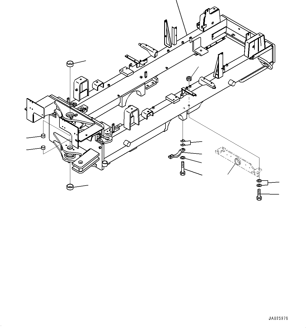 Hanger(Axle,Final Drive,With Ripper) (23B-22-21270) KOMATSU
