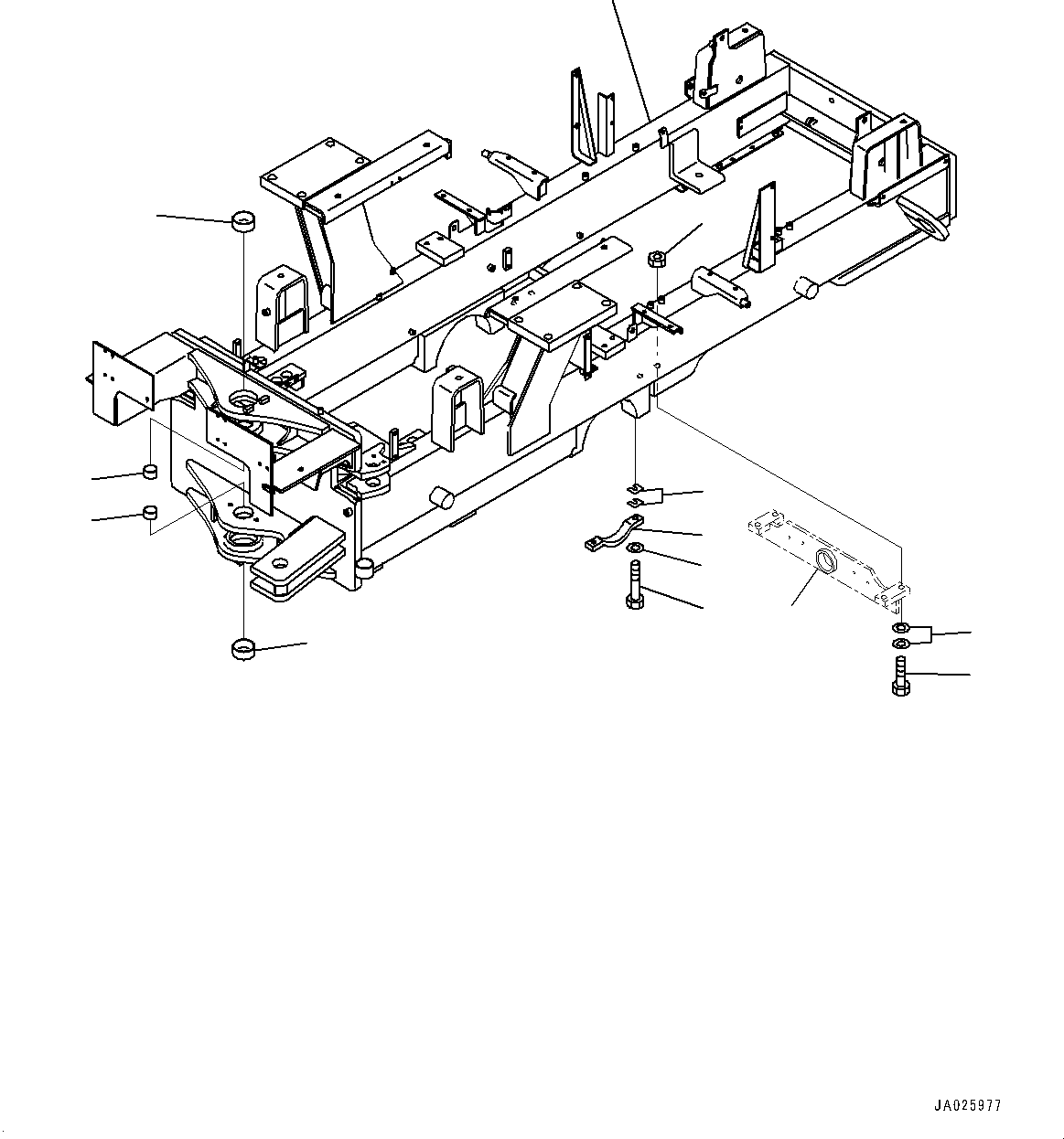 Рама в сборе 23B-46-21804 KOMATSU