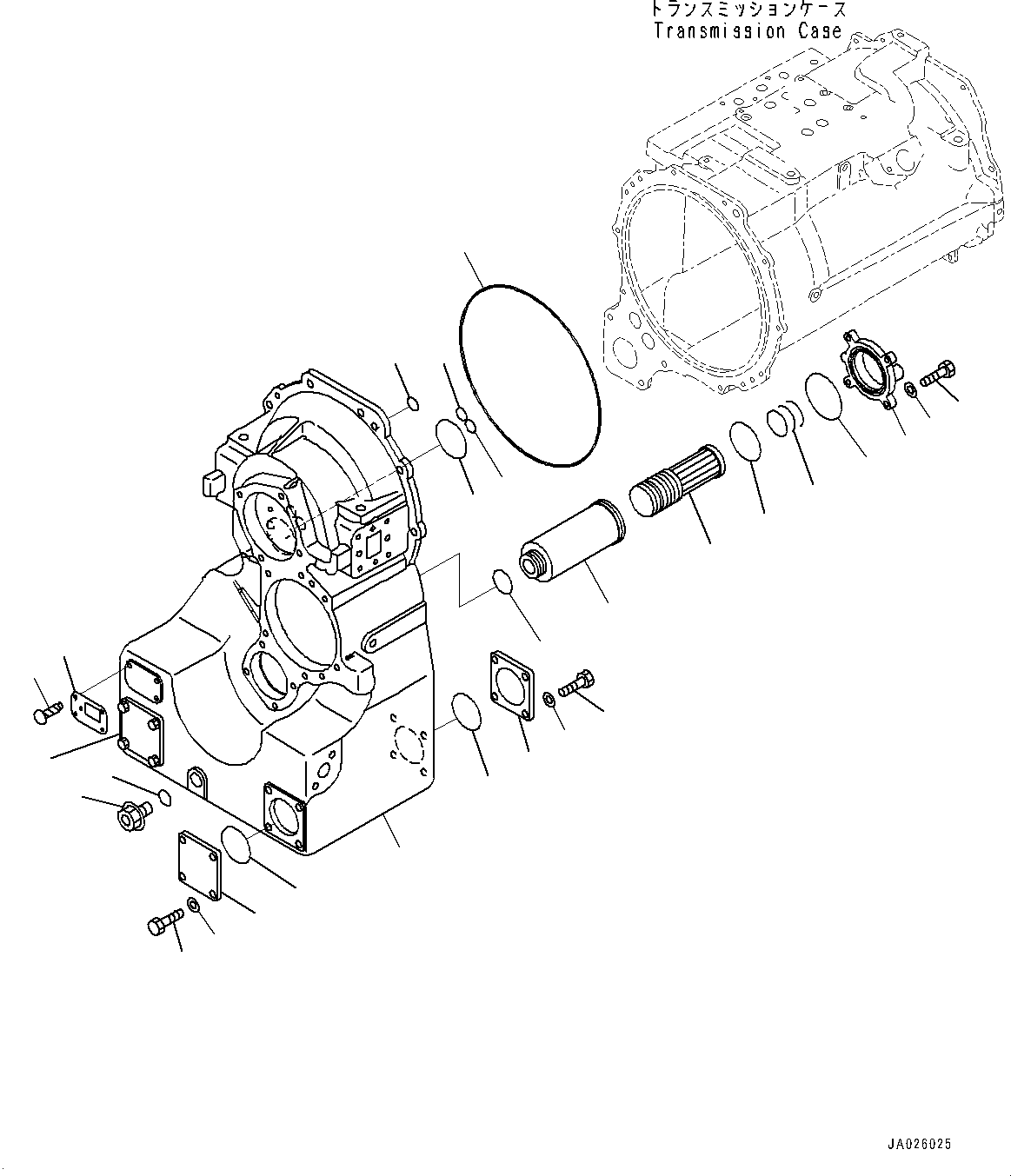 Коробка передач в сборе 23B-15-11020 KOMATSU