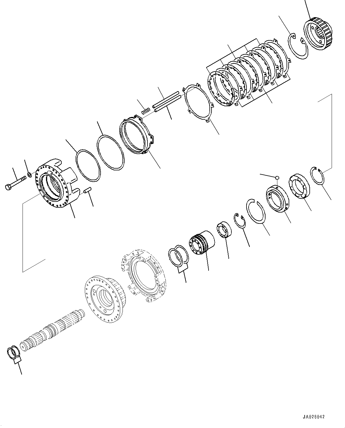 Стопорное кольцо 04071-00155 KOMATSU