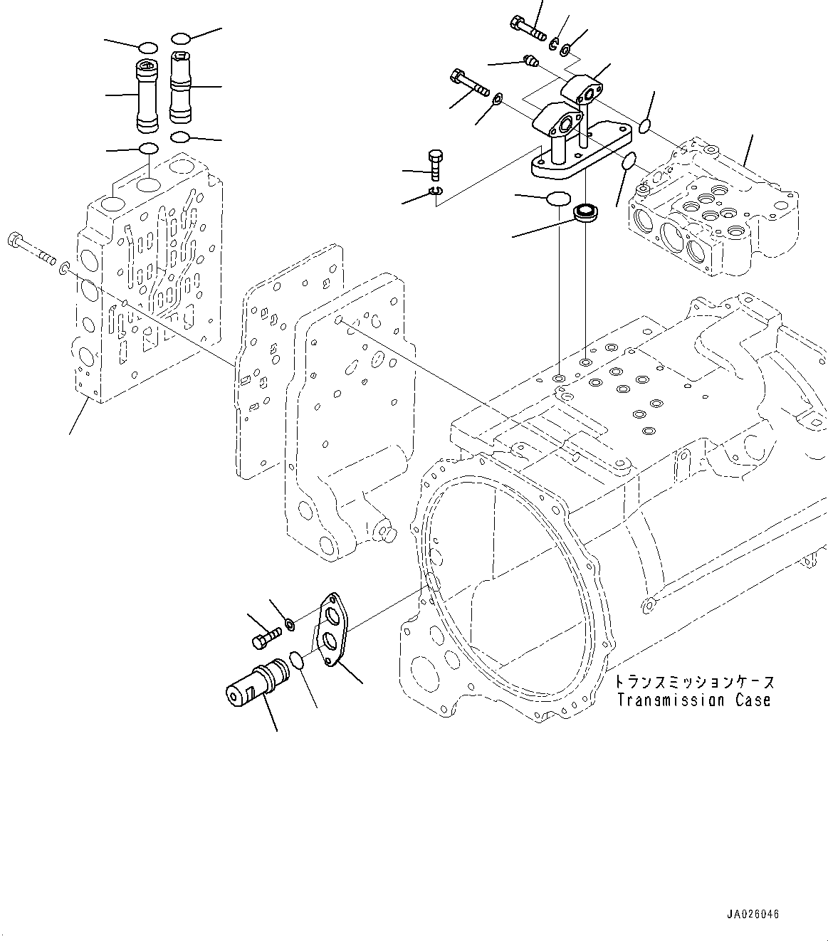 Valve Body(Transmission,Control Valve) (232-15-15410) KOMATSU
