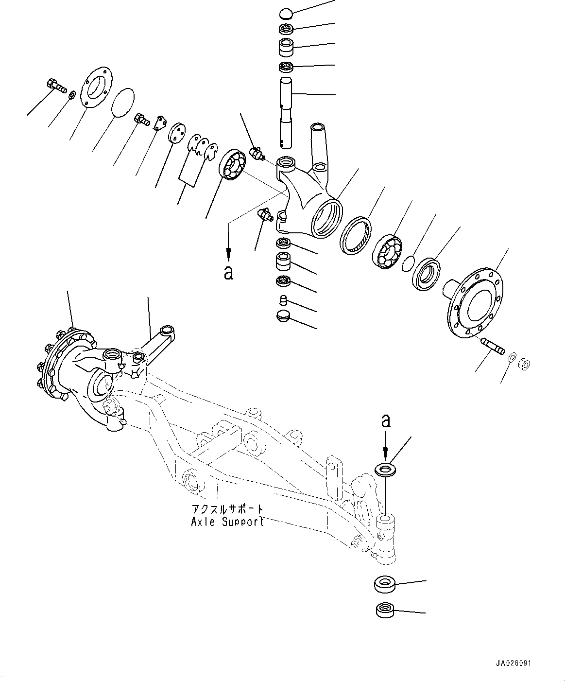 HOUSING,L.H. 23B-27-11141 KOMATSU