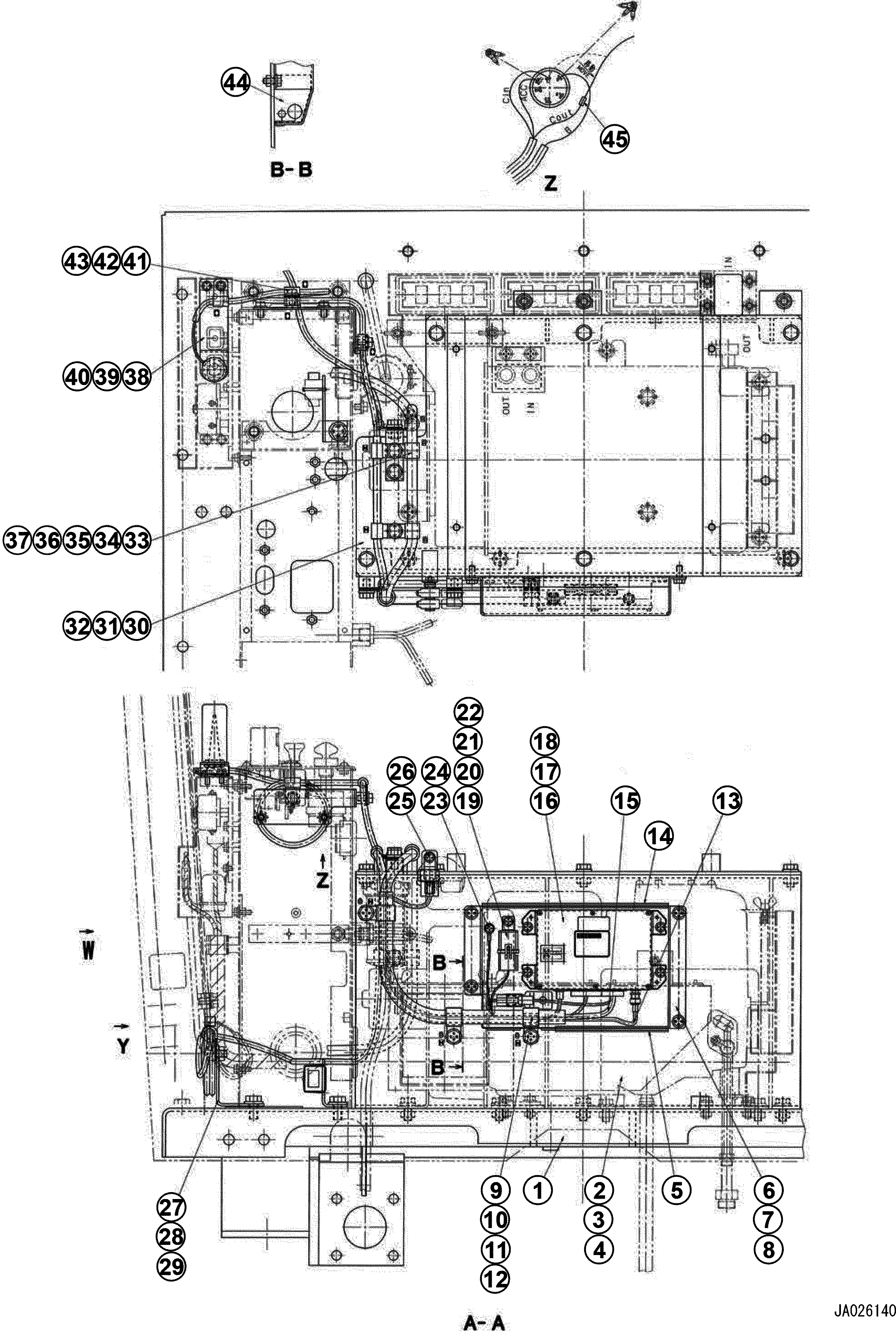 Рама 23B-06-31390 KOMATSU