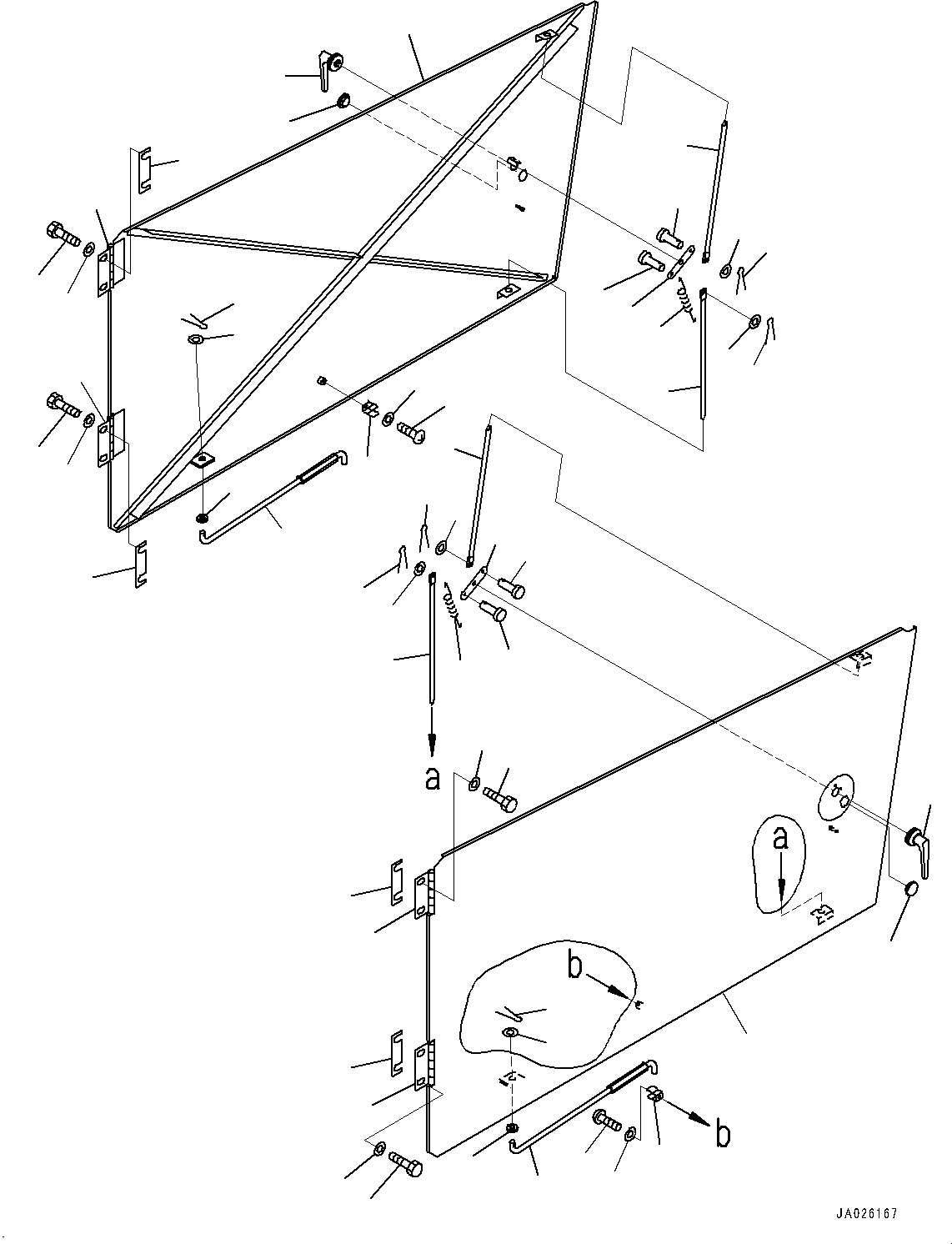 Петля сварная 23A-54-16320 KOMATSU