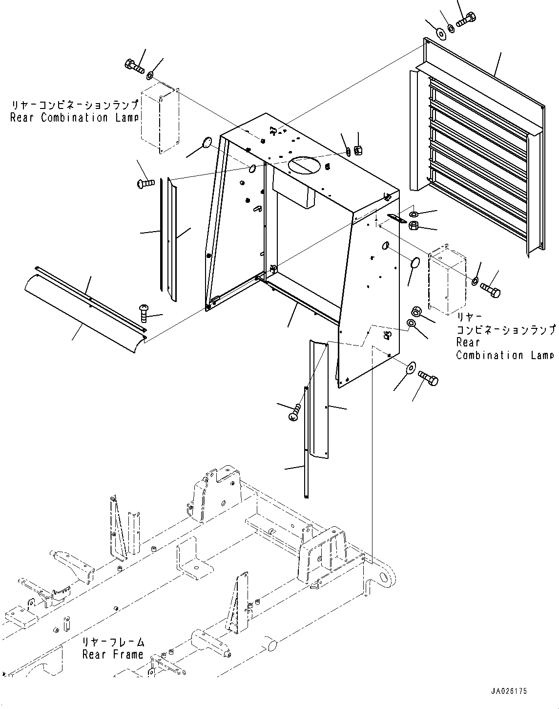 COVER,MASK 23B-54-15870 KOMATSU