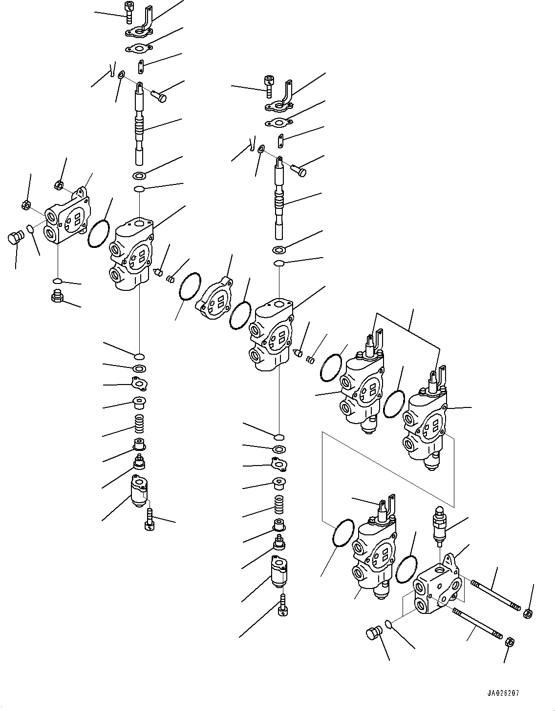 Клапан в сборе 23A-60-12400 KOMATSU