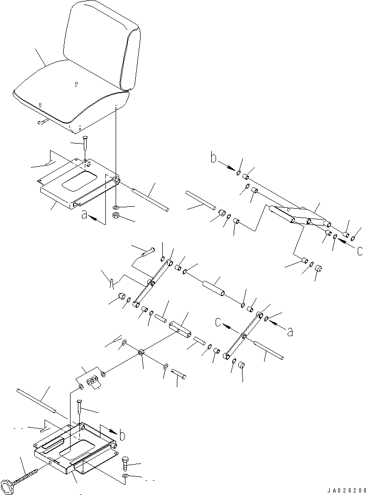 Stand Assembly 232-57-56502 KOMATSU