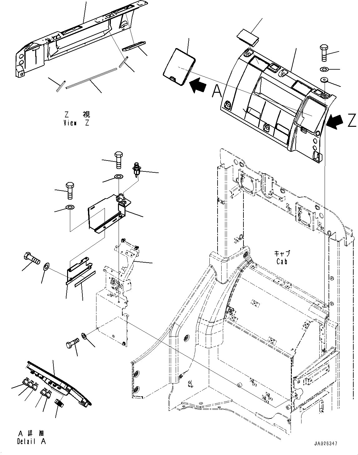 Bracket(Floor Frame,Electric Parts) (22B-06-31351) KOMATSU