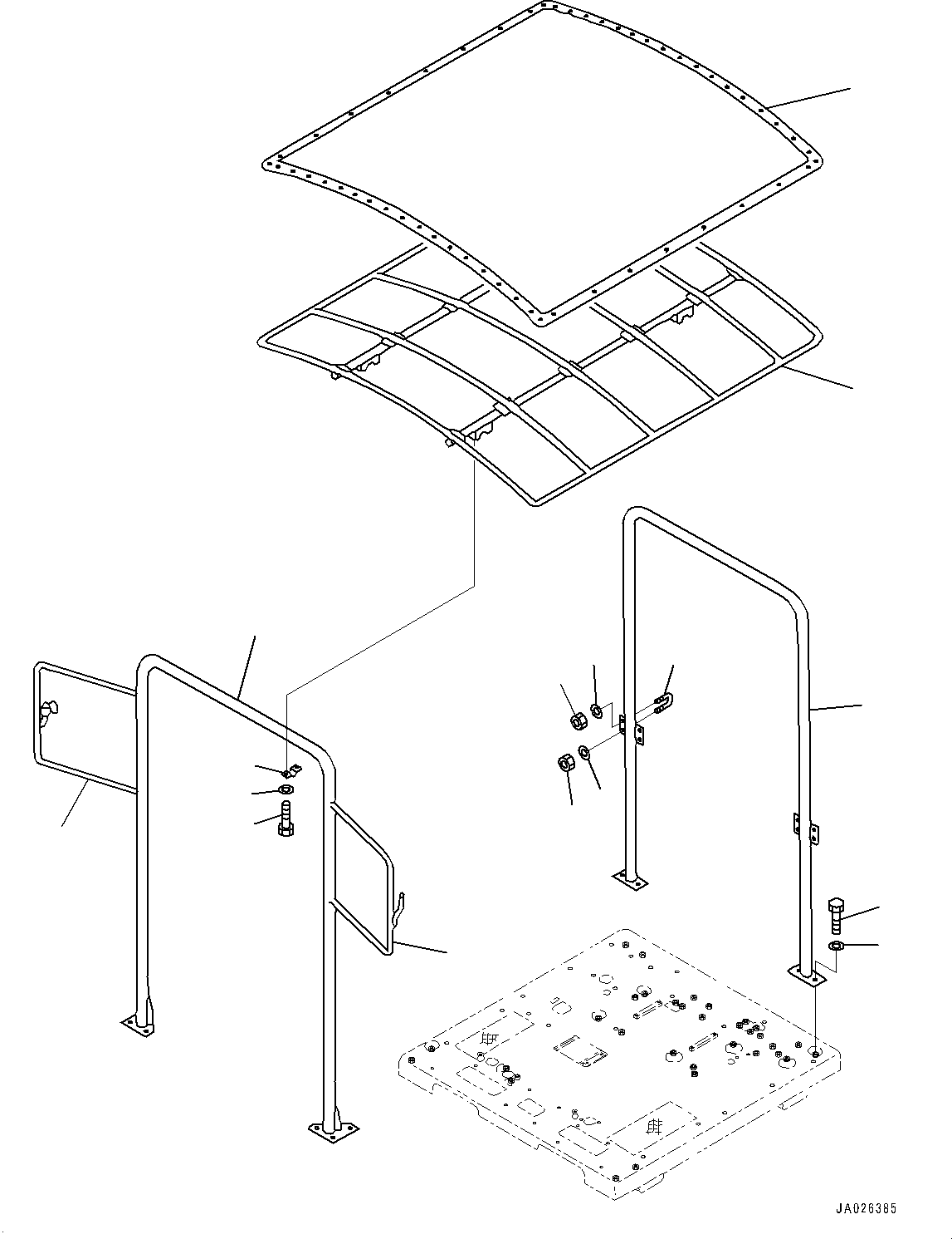 Column 23A-855-7130 KOMATSU