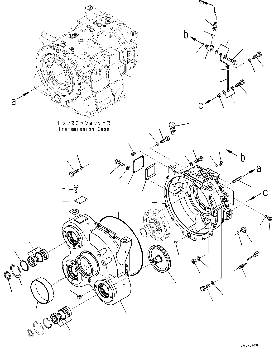 Housing, Front 566-13-8L131 KOMATSU