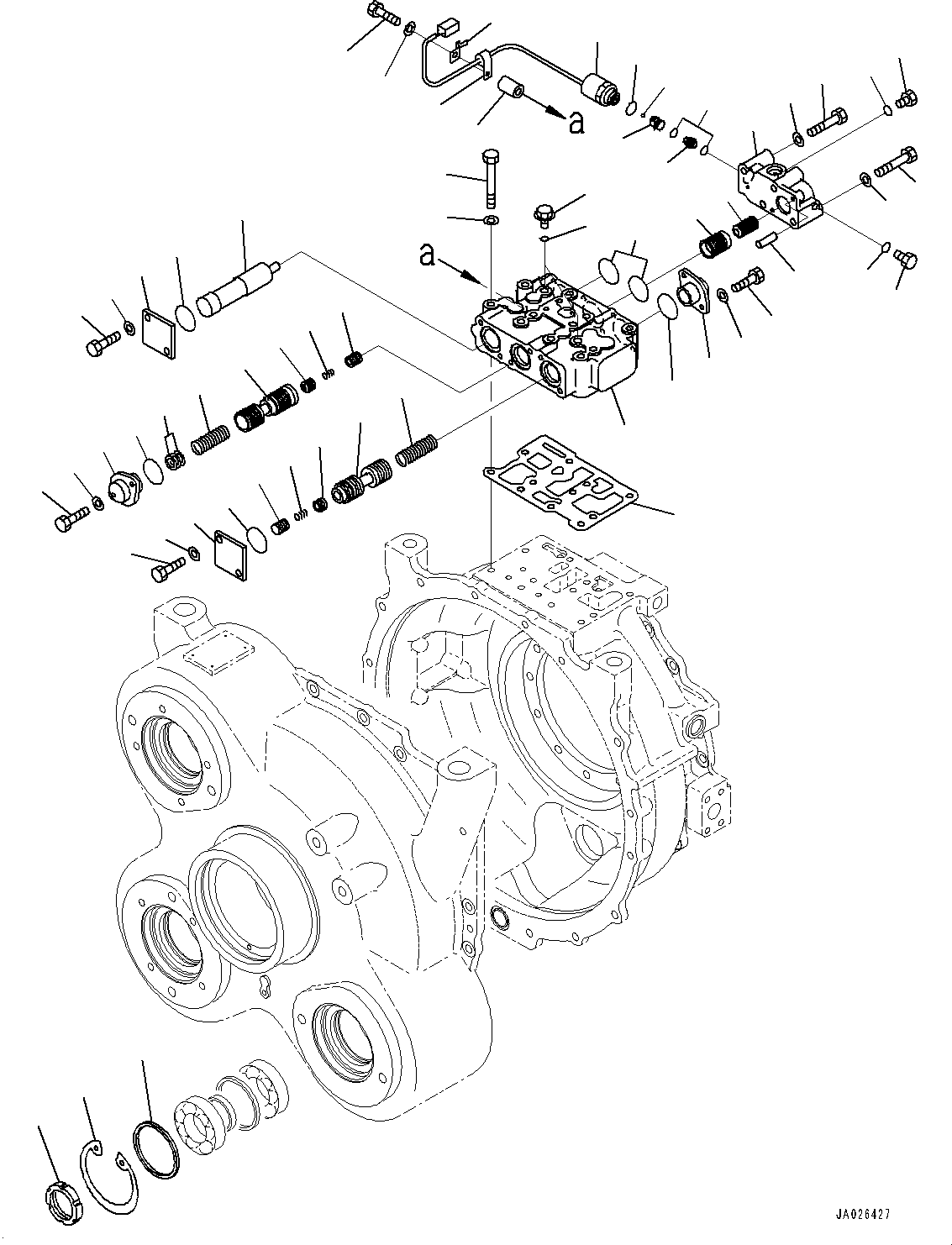 Корпус клапана 566-13-8L650 KOMATSU