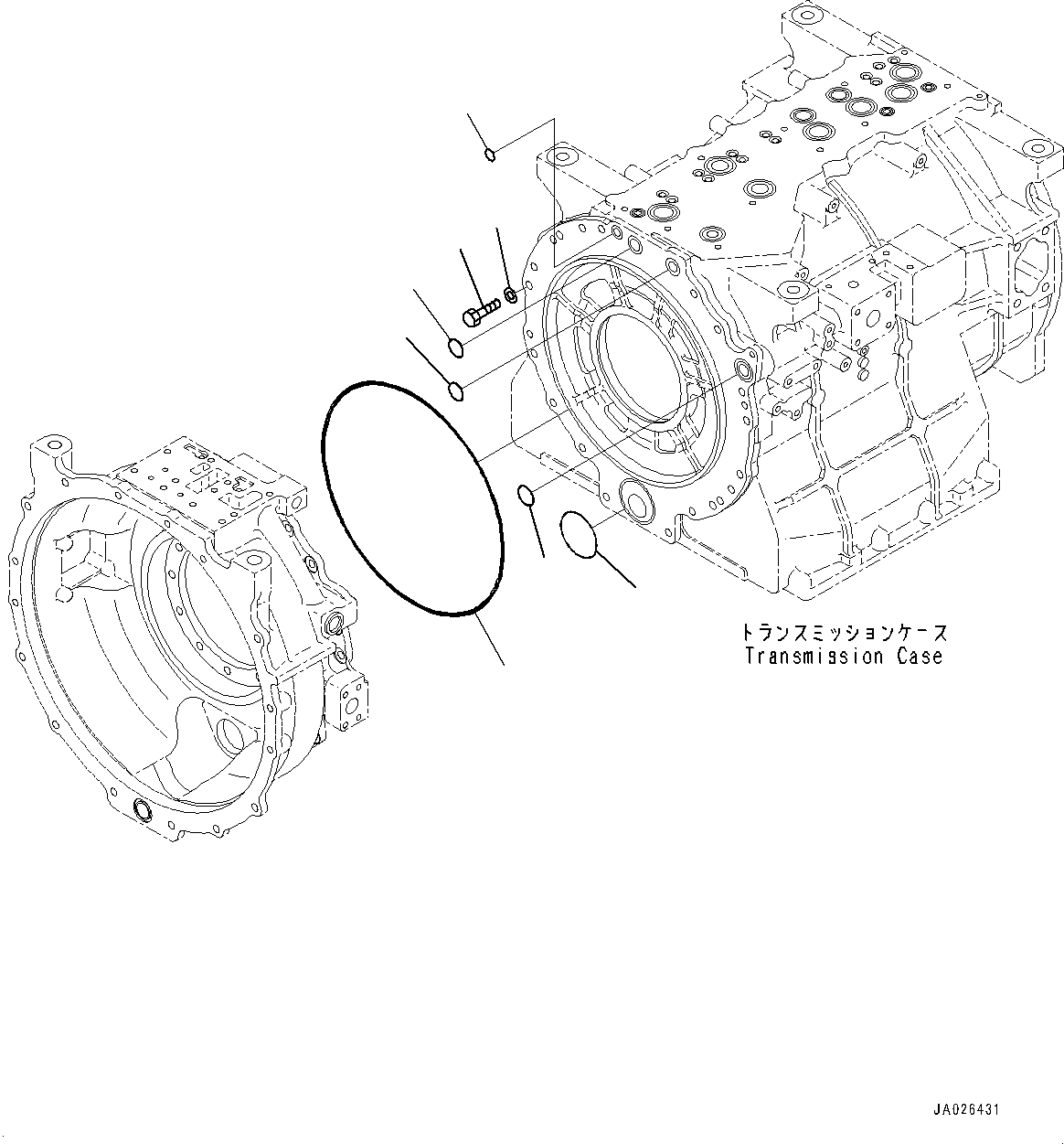 Коробка передач в сборе 566-15-8L100 KOMATSU