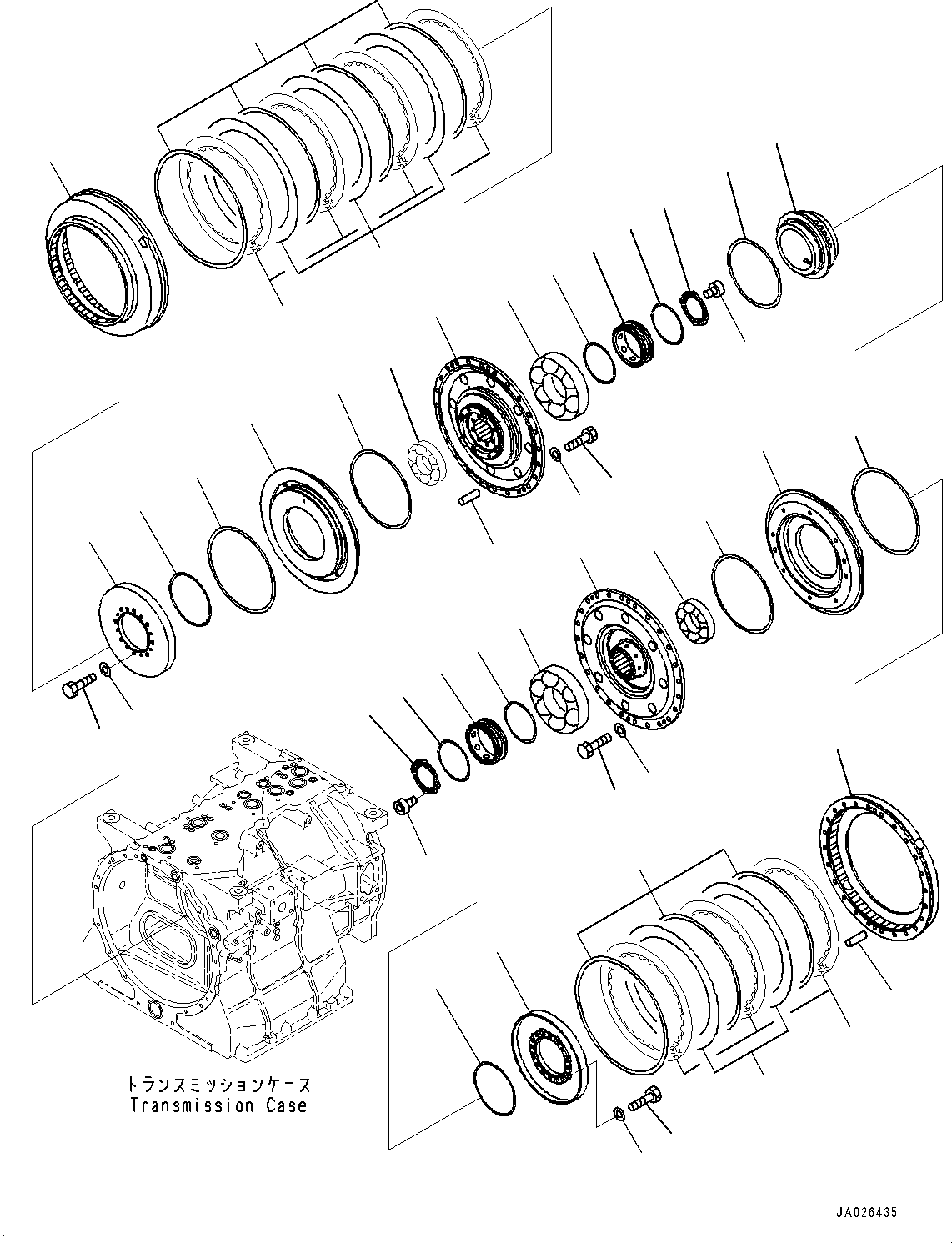 Disc(Torque Converter and Transmission,1st and 2nd Housing) (569-15-32721) KOMATSU