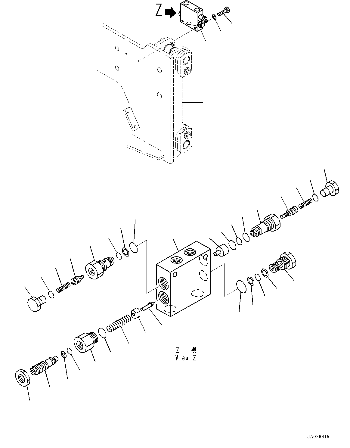 Корпус 23B-61-21110 KOMATSU