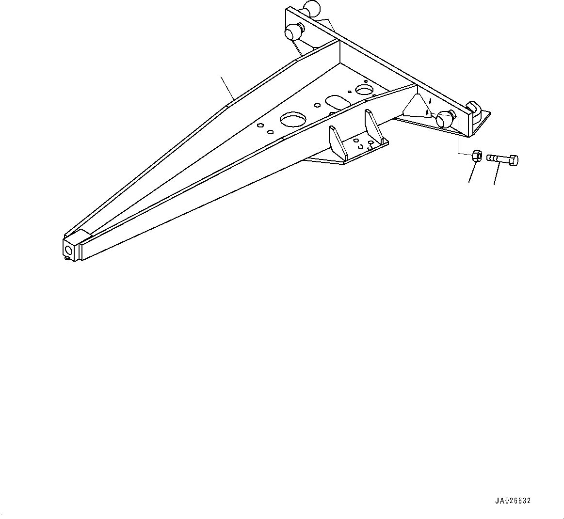 DRAWBAR 23B-70-11110 KOMATSU