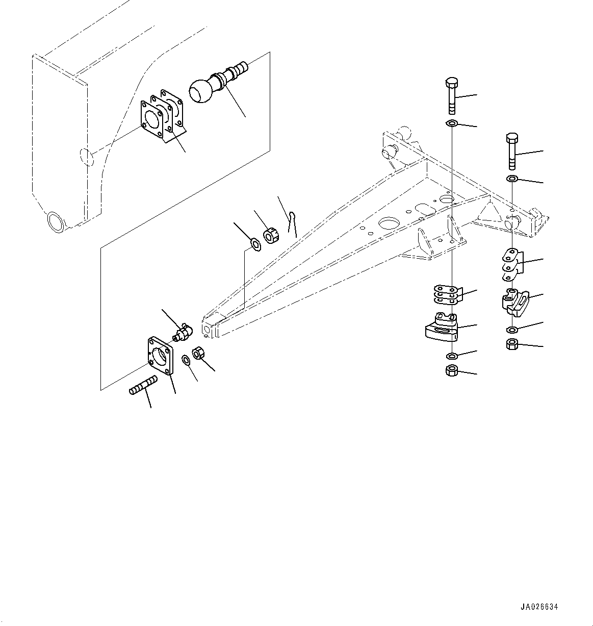 Направляющая 23A-70-11230 KOMATSU