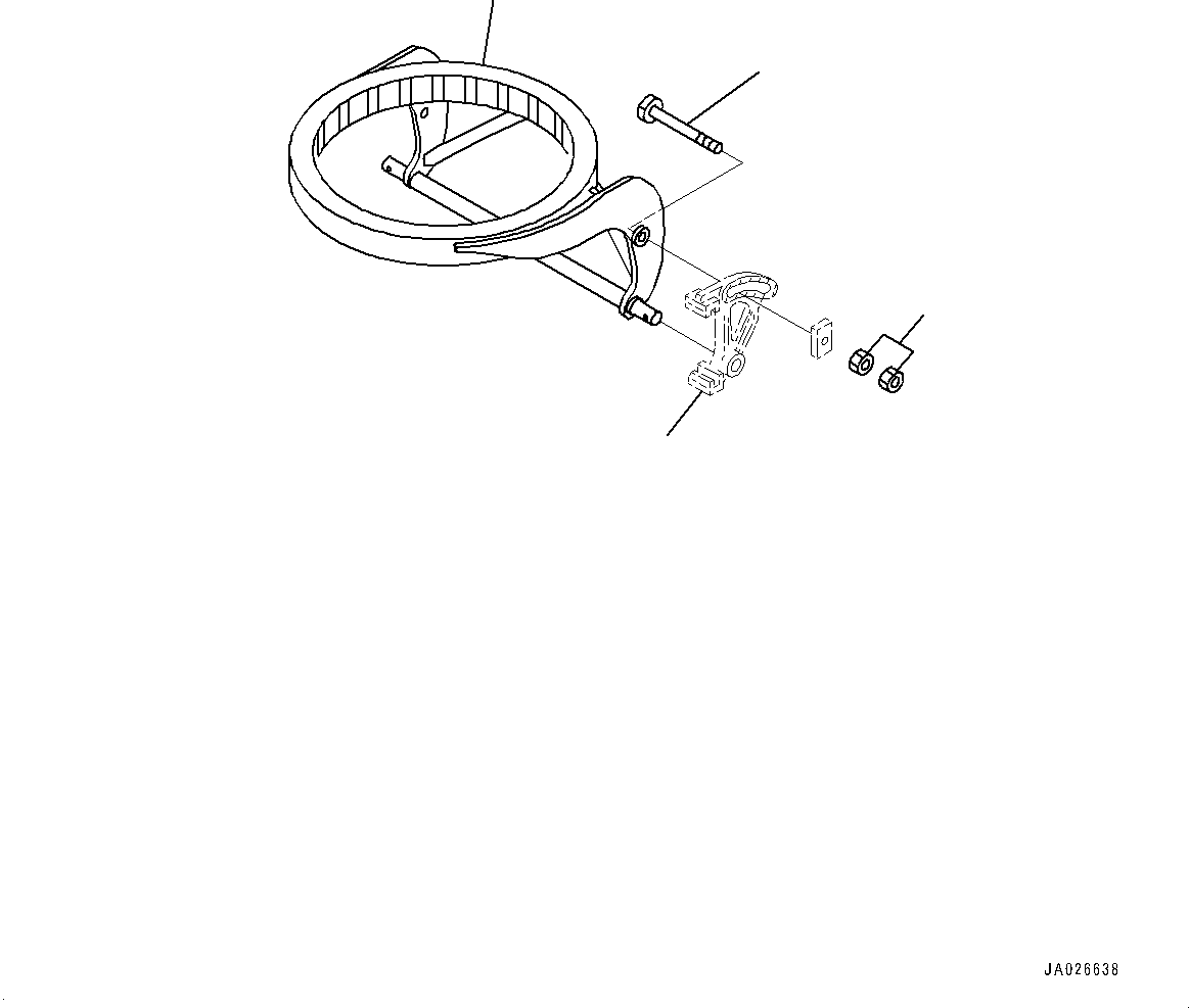 Adjuster(Blade Support Adjuster,With Heavy Duty Type Work Equipment) (23A-70-13120) KOMATSU