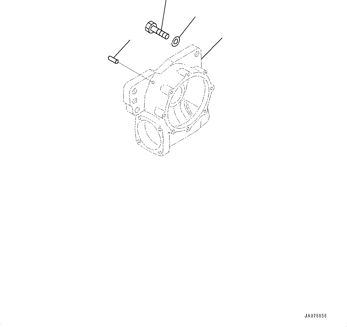 Case(Circle Reverse Gear,Case,With Heavy Duty Type Work Equipment) (23A-70-15110) KOMATSU