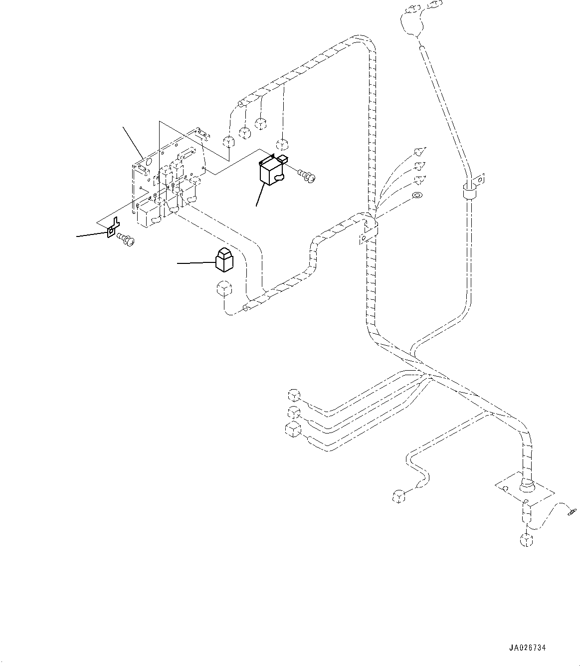 Пластина (рама, крышка) (23A-809-2631) KOMATSU
