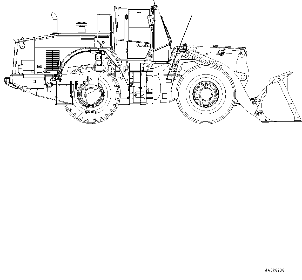 Кабина в сборе (421-56-21010) KOMATSU