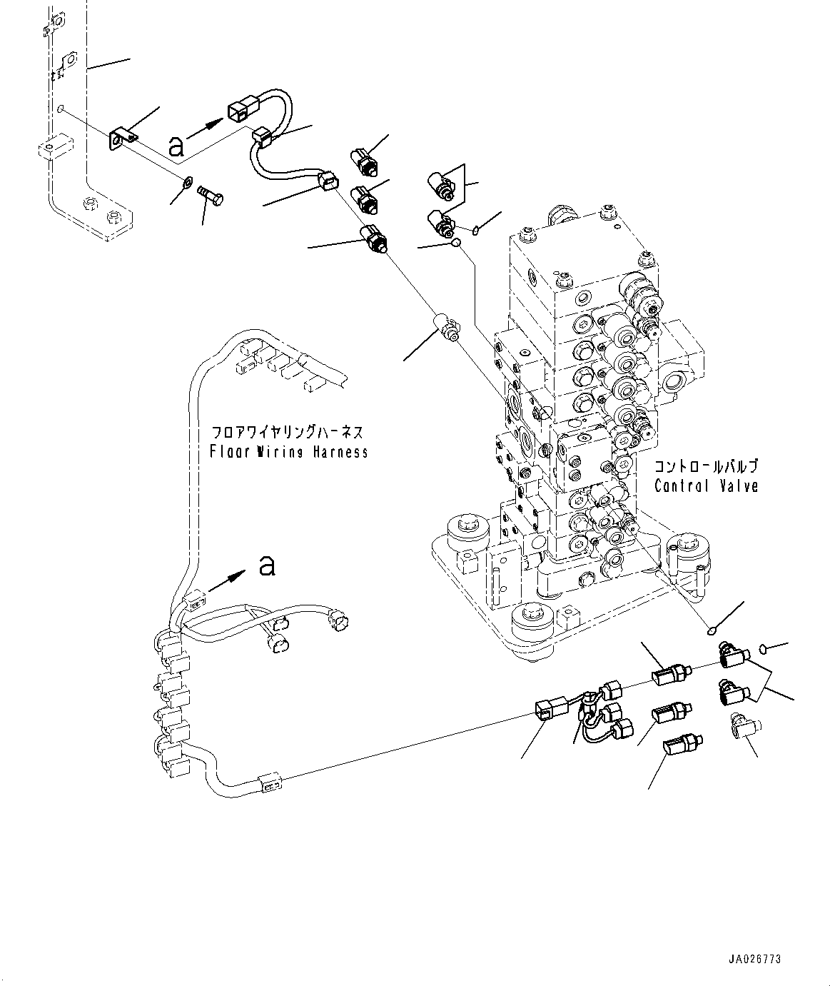 Bracket(Front Cover,Bracket and Cover) (22B-54-32311) KOMATSU