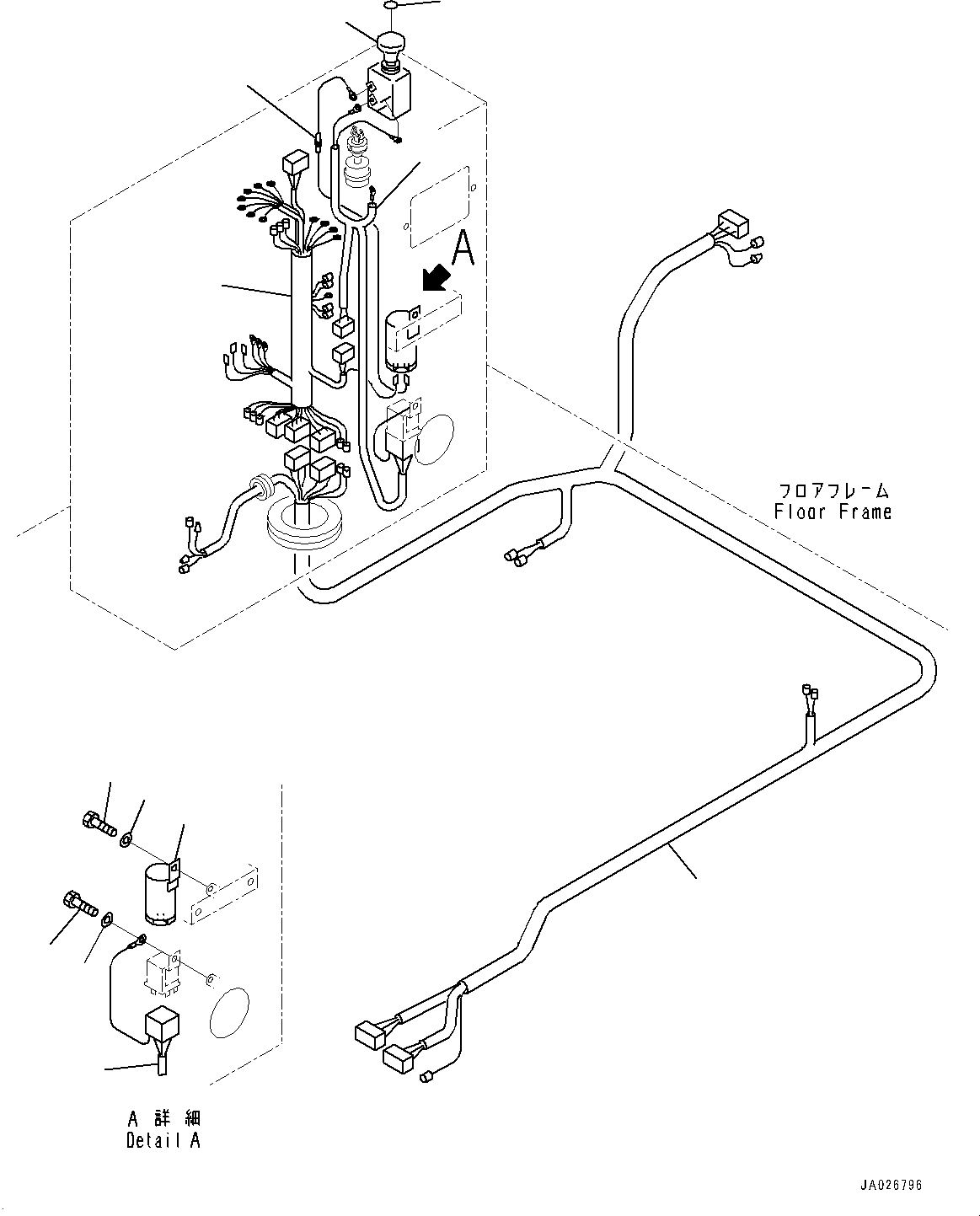 Switch, Pull, Headlamp 08061-50011 KOMATSU