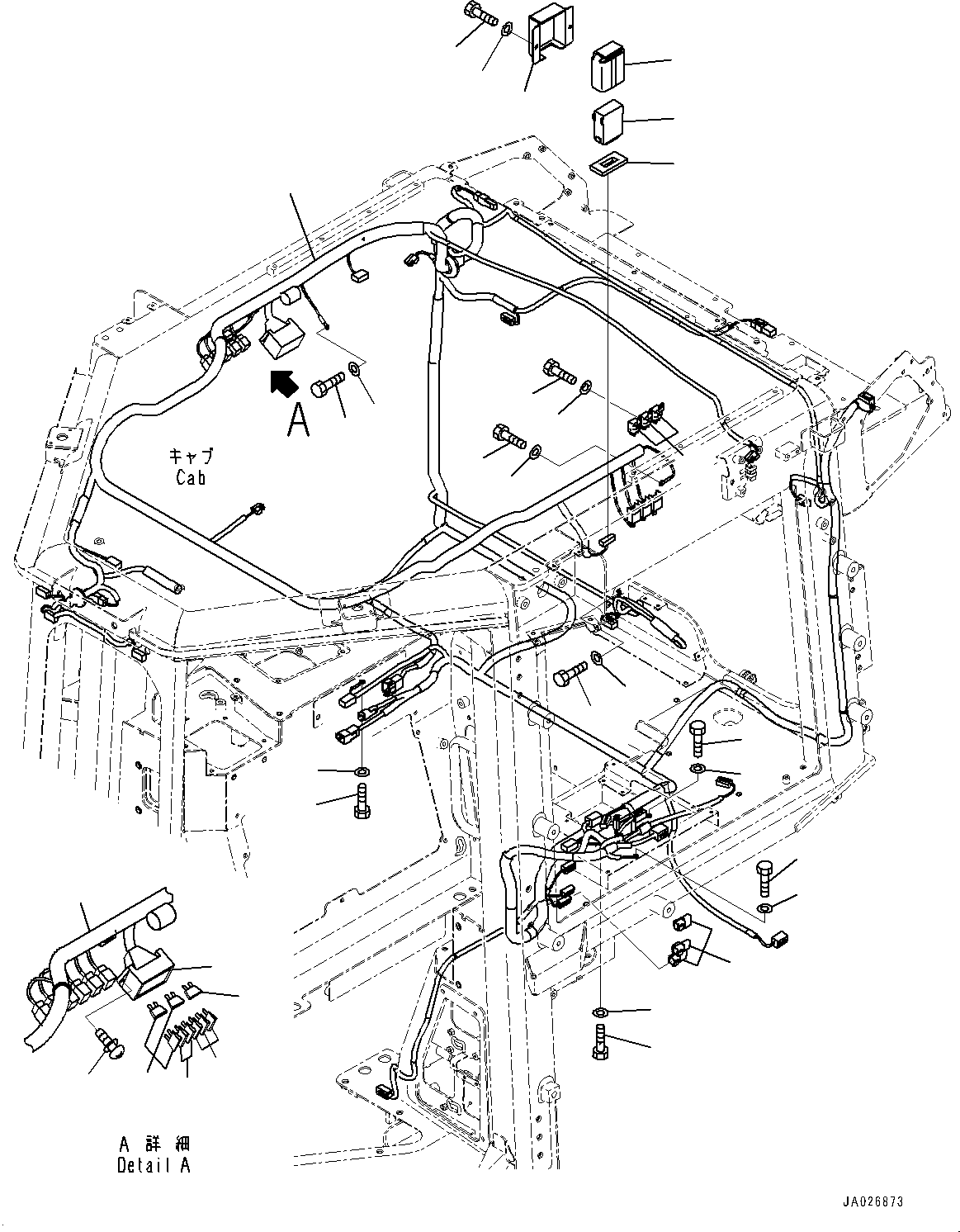 Жгут проводов 12Y-06-38621 KOMATSU
