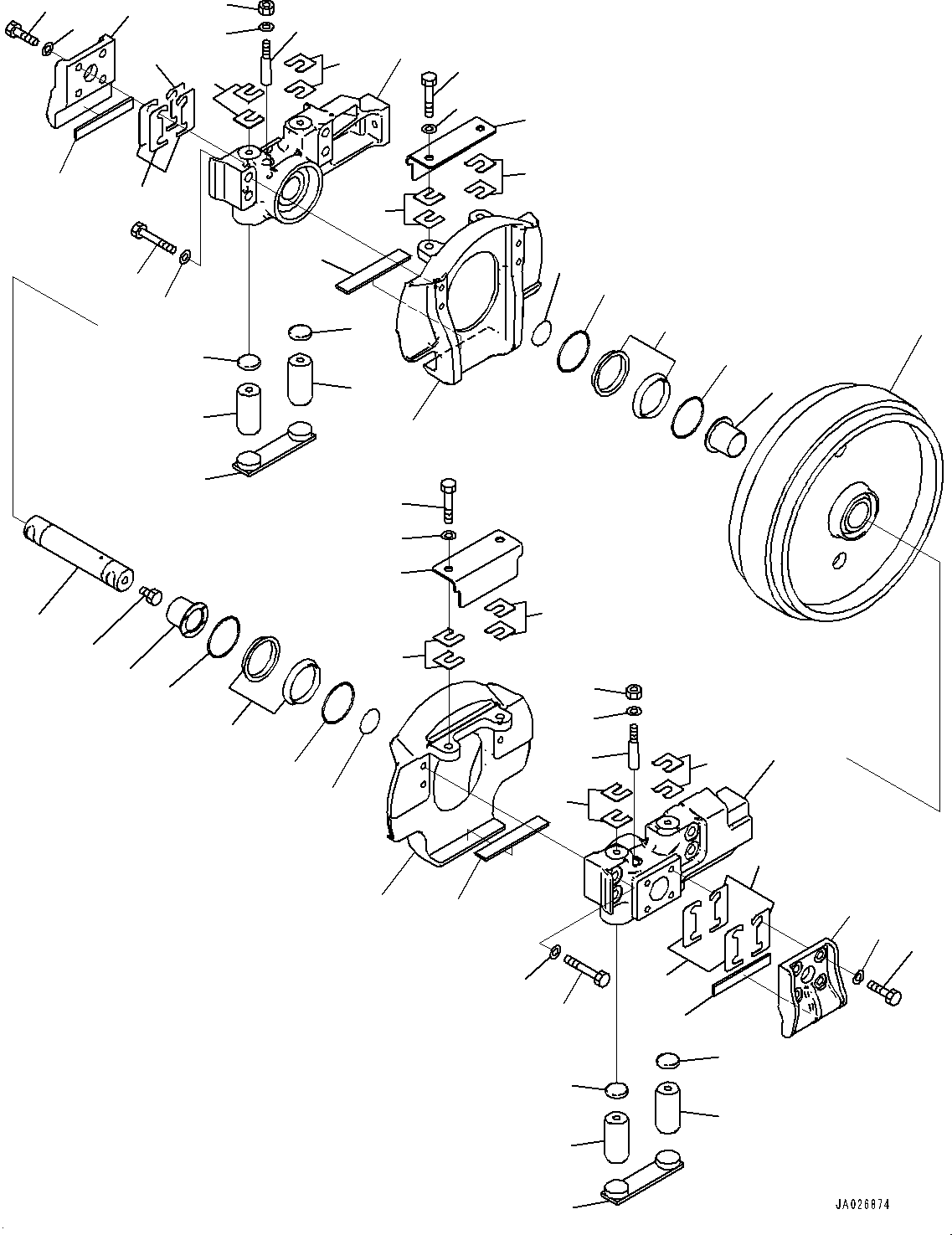 Опора 12Y-30-11323 KOMATSU