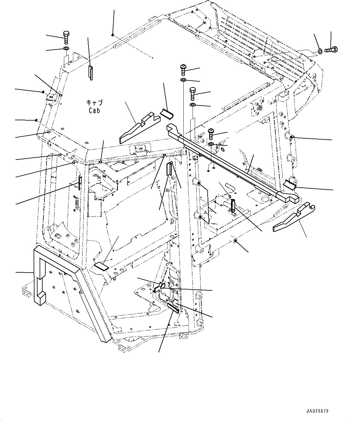 Уплотнение 12Y-54-36760 KOMATSU