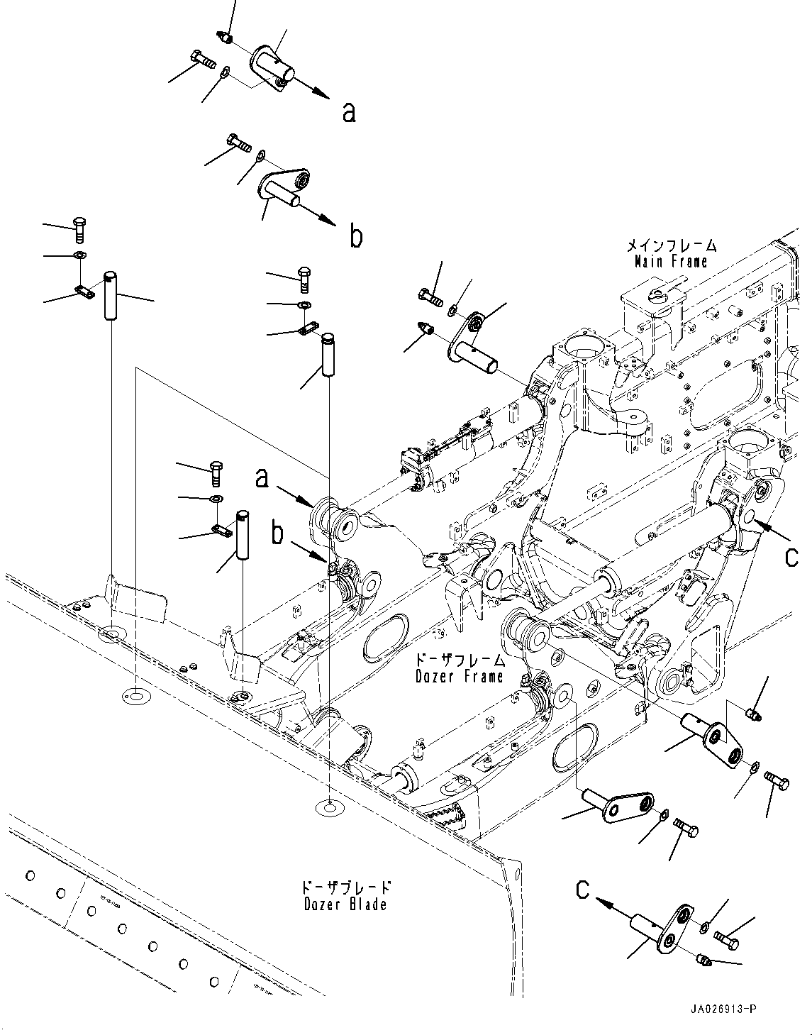 Палец 12Y-72-34261 KOMATSU