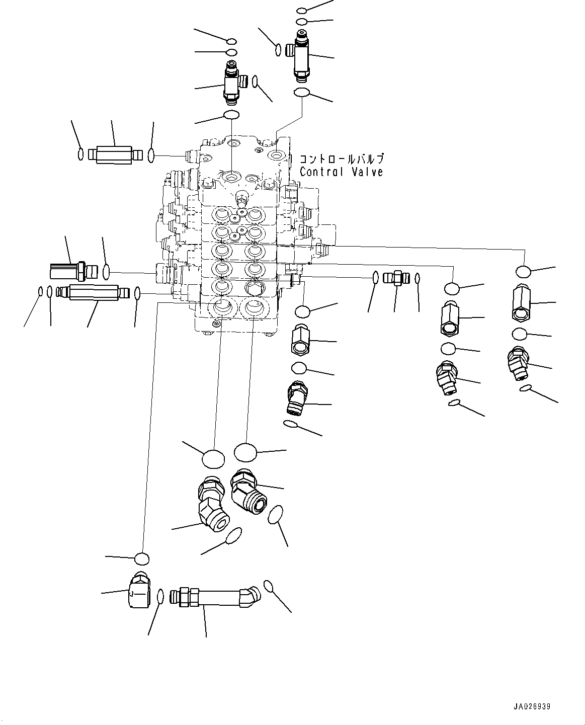 Соединительный штуцер 21B-62-11180 KOMATSU