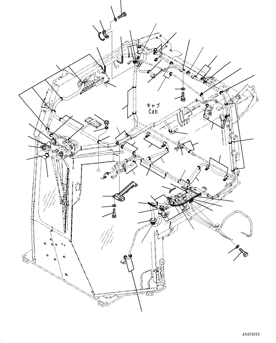 Bracket(Cab,Working Lamp) (12Y-06-36220) KOMATSU