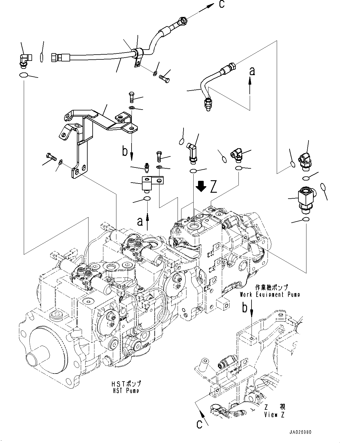 Шланг в сборе 12Y-62-33861 KOMATSU