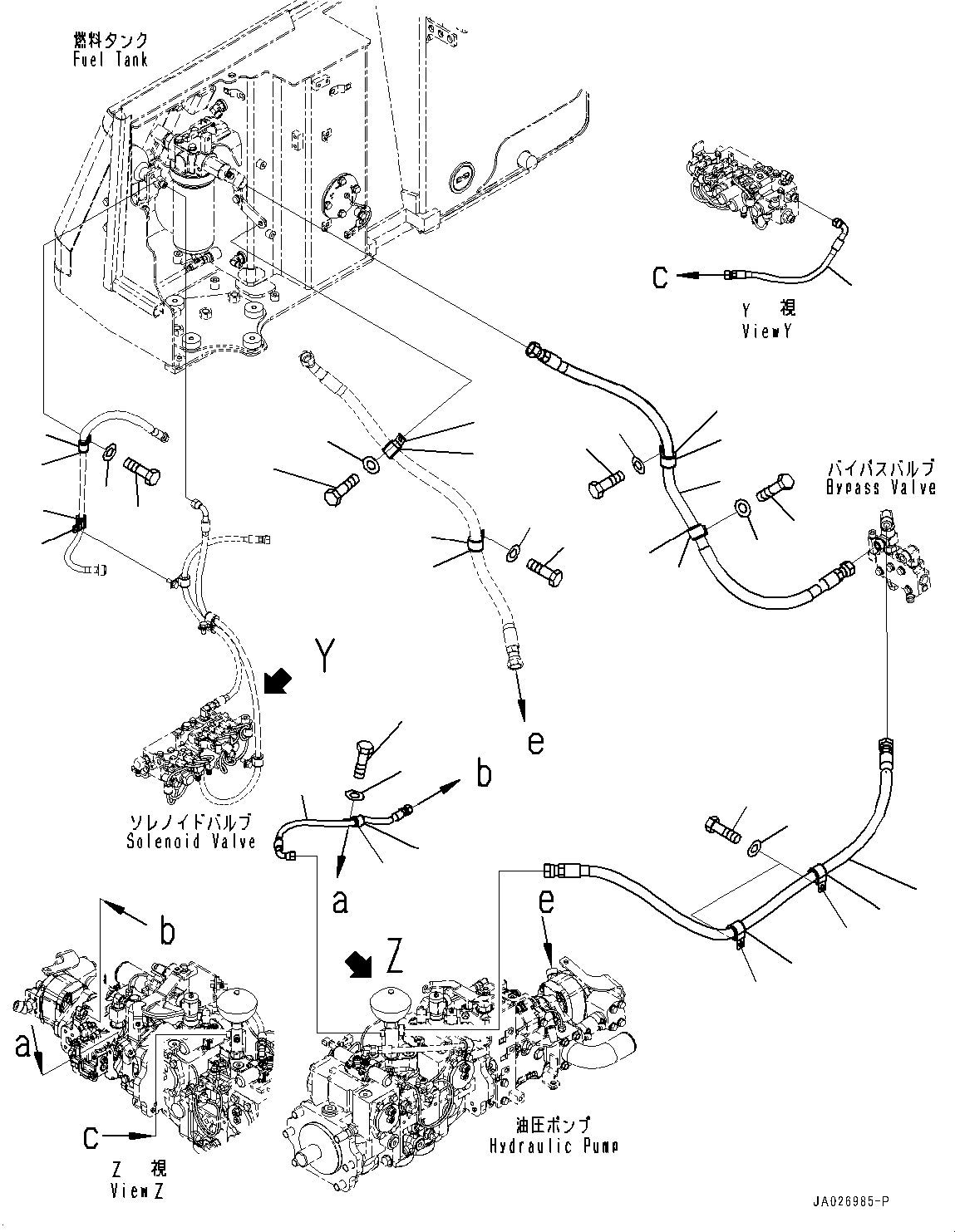 Шланг 02775-00304 KOMATSU