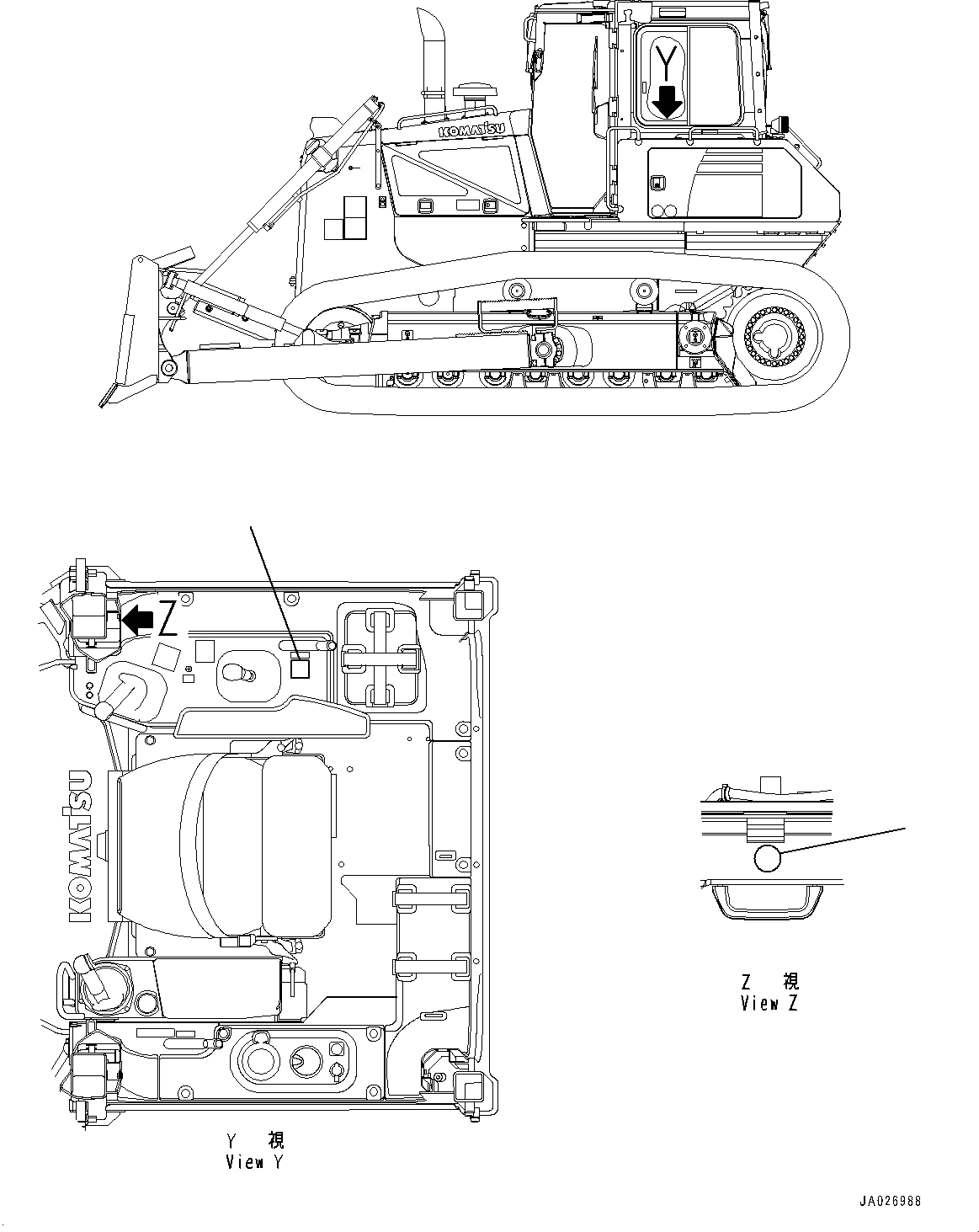 Plate, Wear Ear Protector 09978-00001 KOMATSU