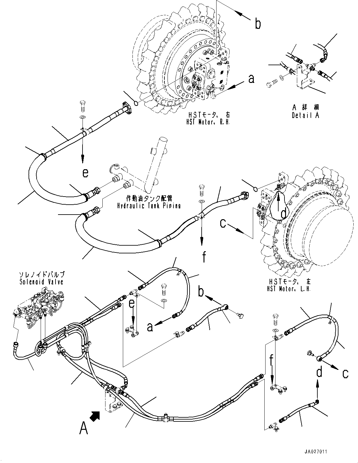 Шланг в сборе 12Y-62-33271 KOMATSU