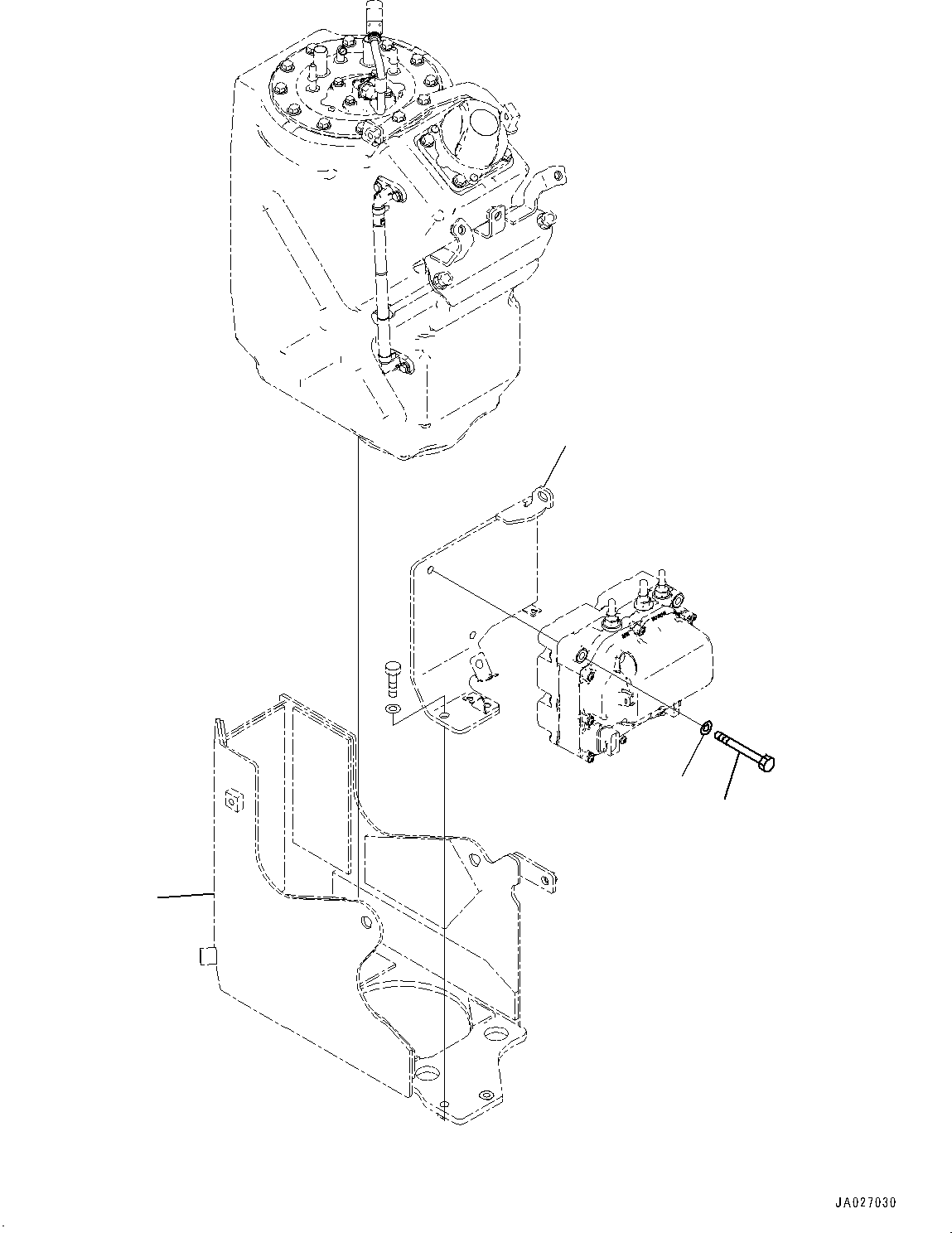 Bracket(DEF Tank,DEF Tank Bracket) (12Y-02-33511) KOMATSU