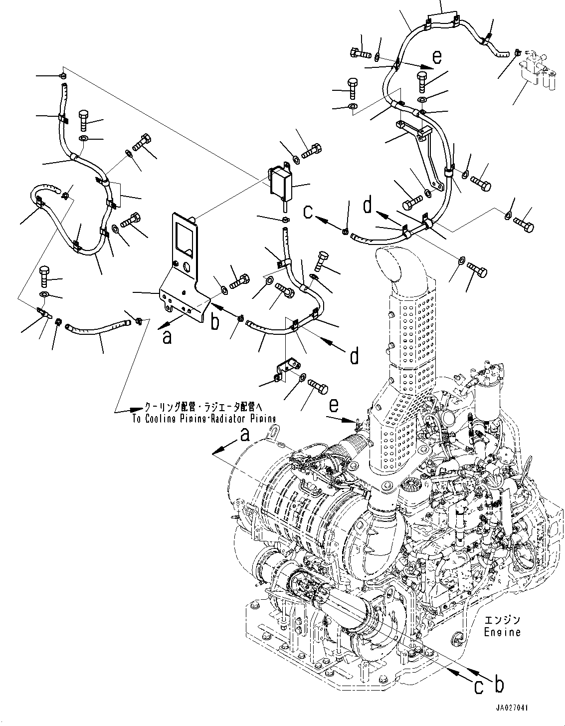 Шланг 12Y-01-31241 KOMATSU
