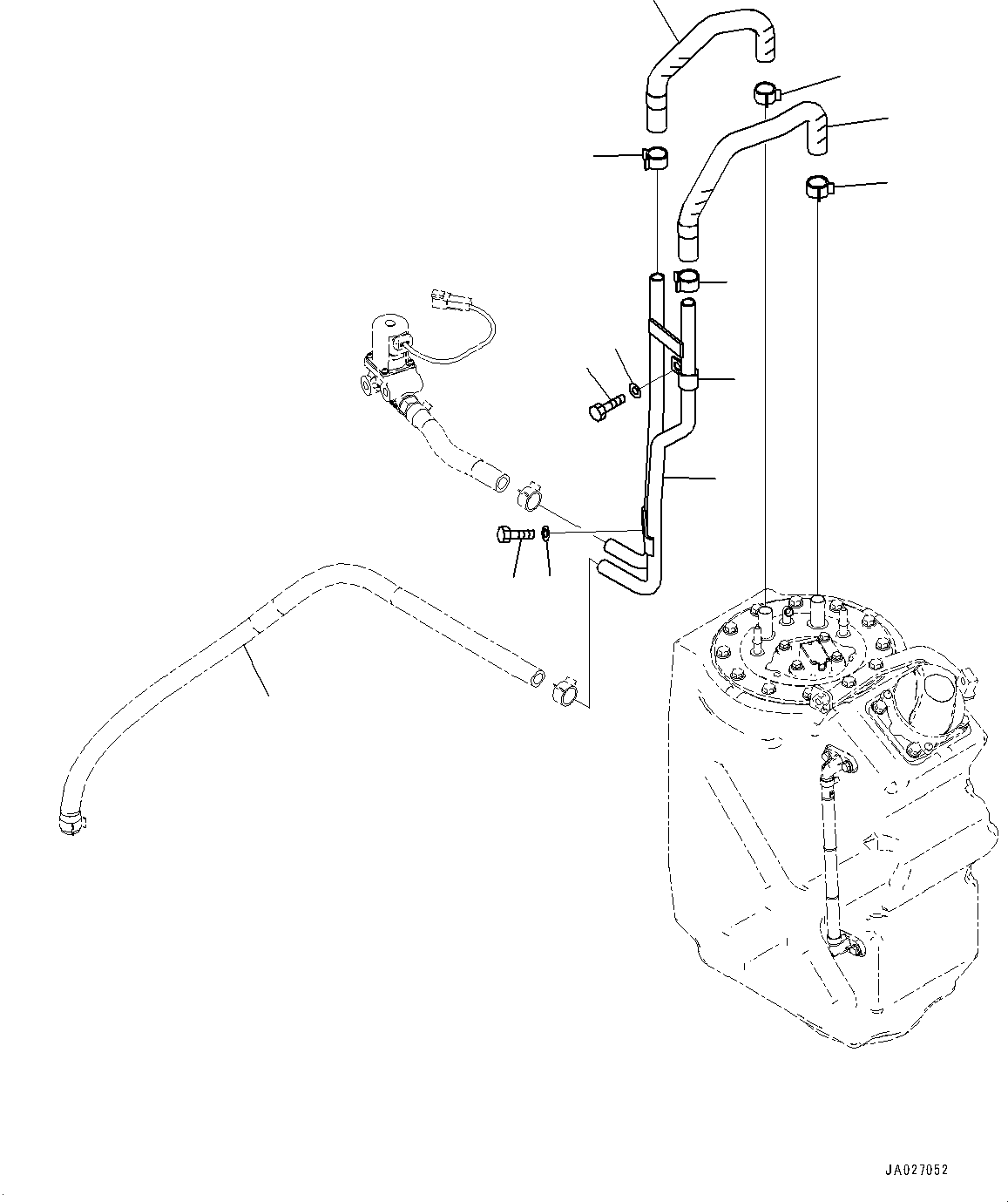 Шланг 12Y-Z79-3231 KOMATSU