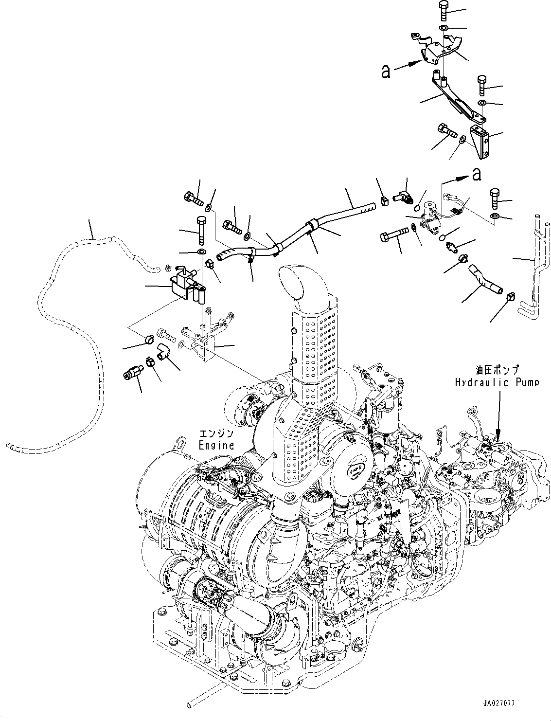 Угольник 6253-61-7110 KOMATSU