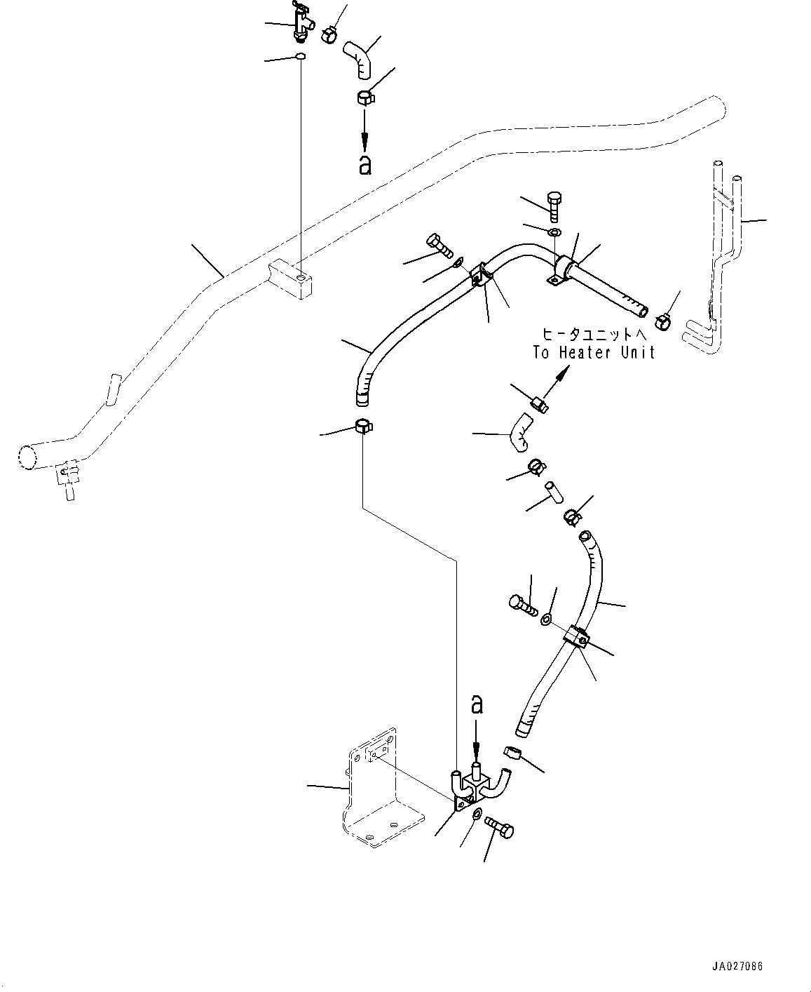 Шланг 12Y-Z79-3280 KOMATSU