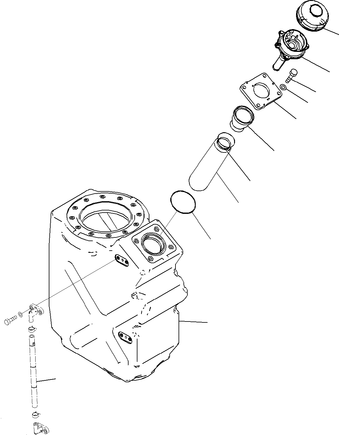 Фильтр в сборе 11Y-01-53370 KOMATSU