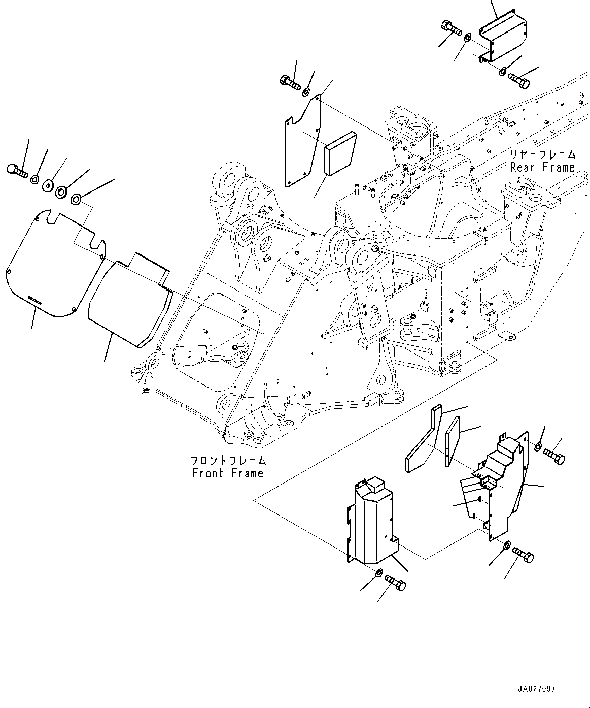 Крышка в сборе 421-Z84-6202 KOMATSU