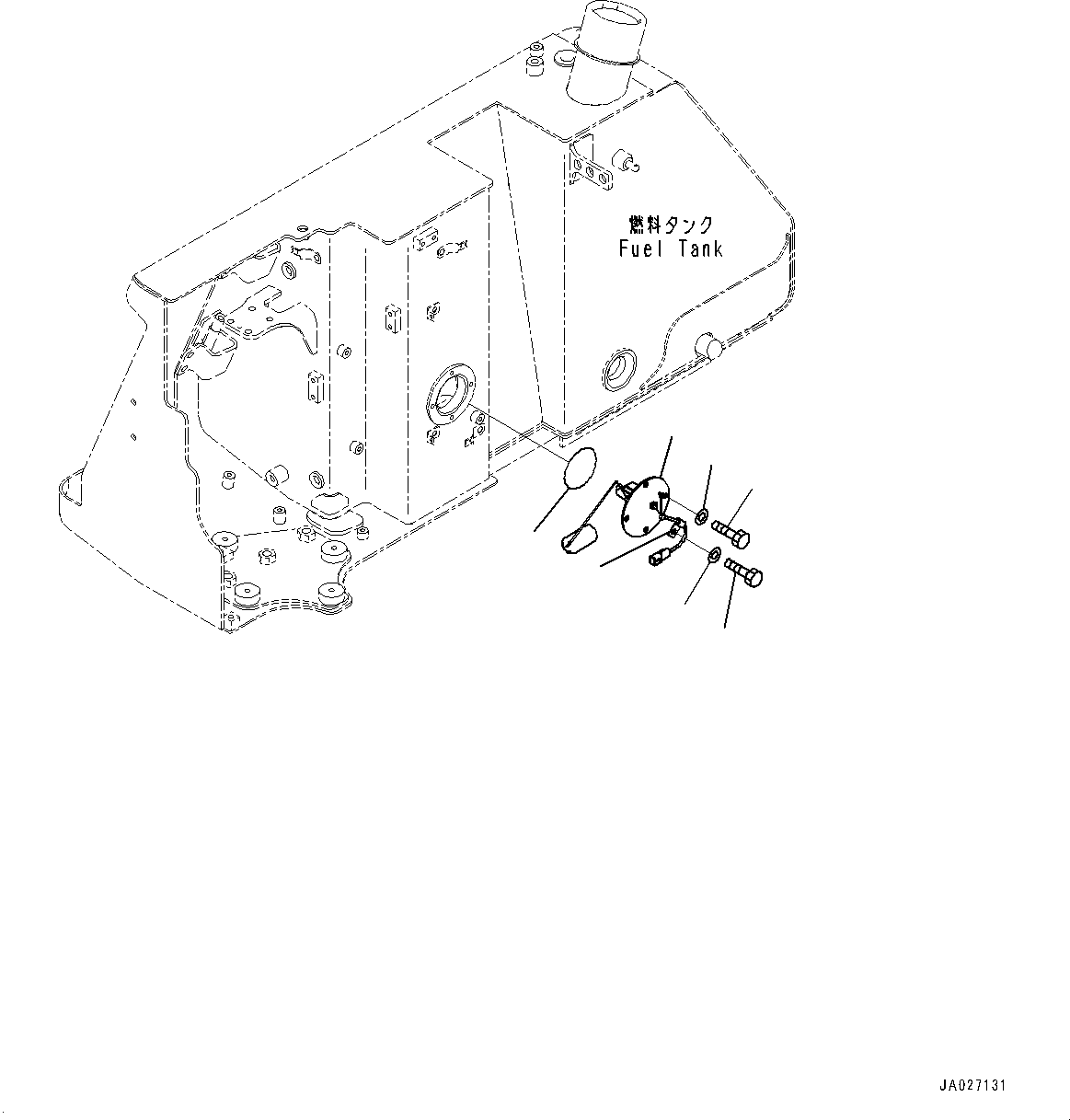 Датчик уровня топлива 11Y-04-51130 KOMATSU