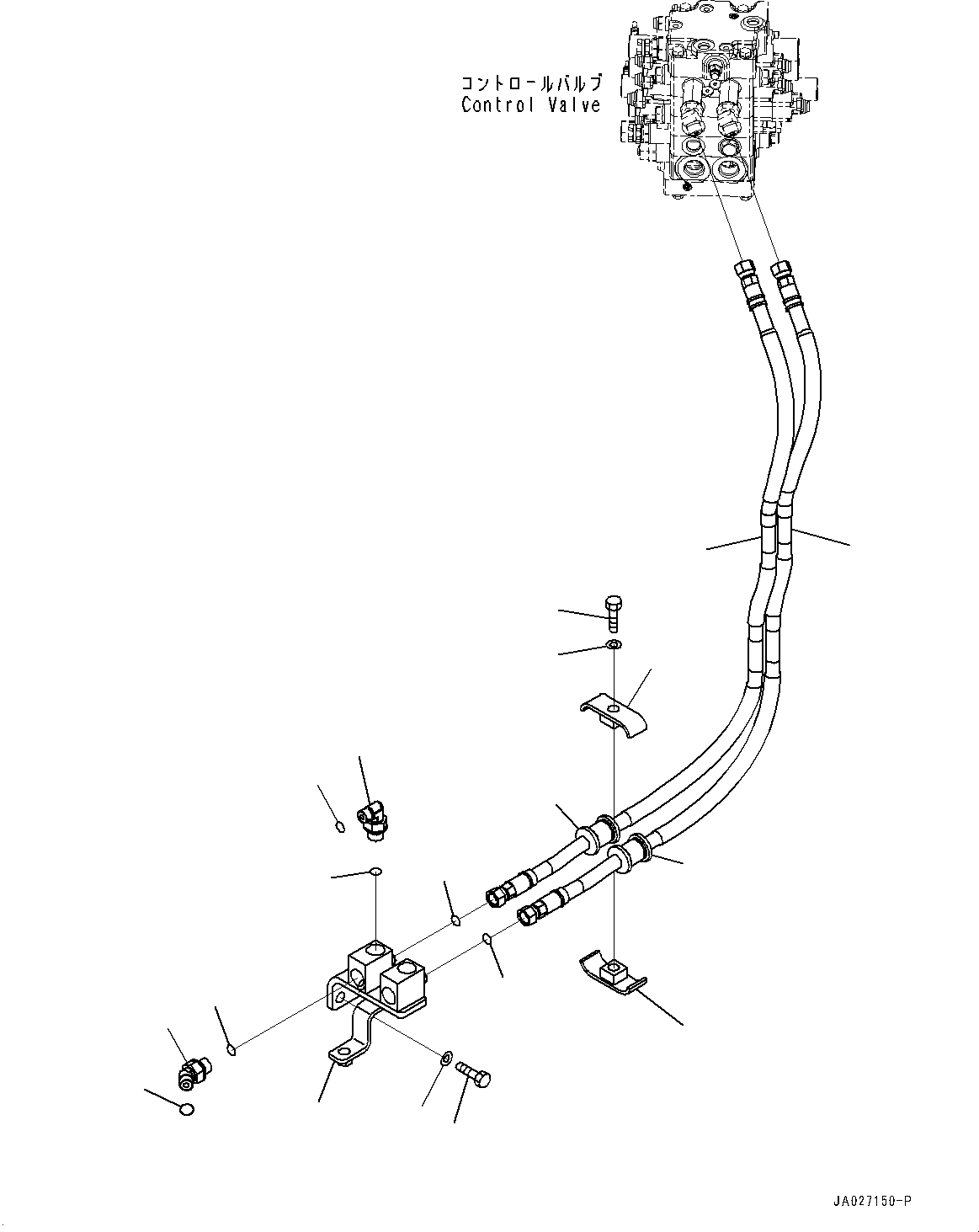 Шланг в сборе 12Y-62-33651 KOMATSU