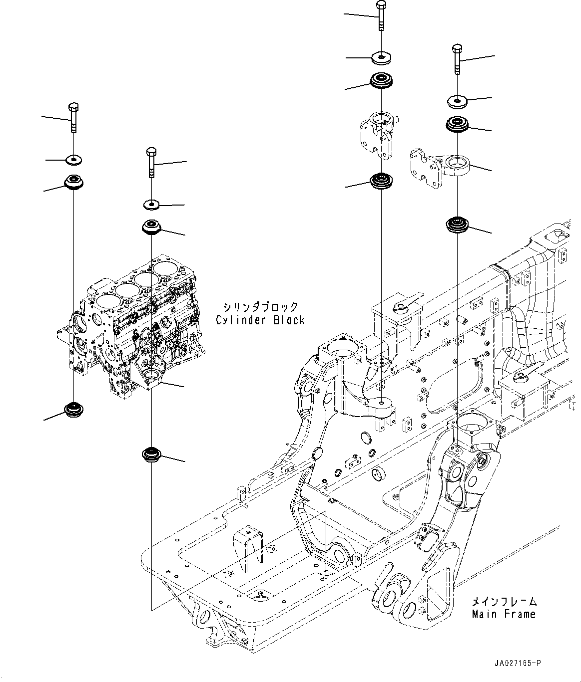 Амортизирующая подушка 113-01-41211 KOMATSU