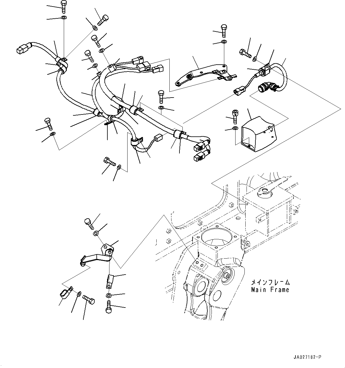 Жгут проводов 12Y-06-35141 KOMATSU